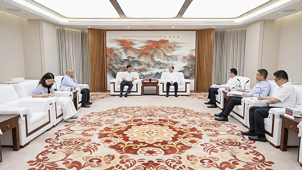 Mo Dingge Holds Talks with Sun Yuhan, President of Shanxi Institute of Huairou Laboratory