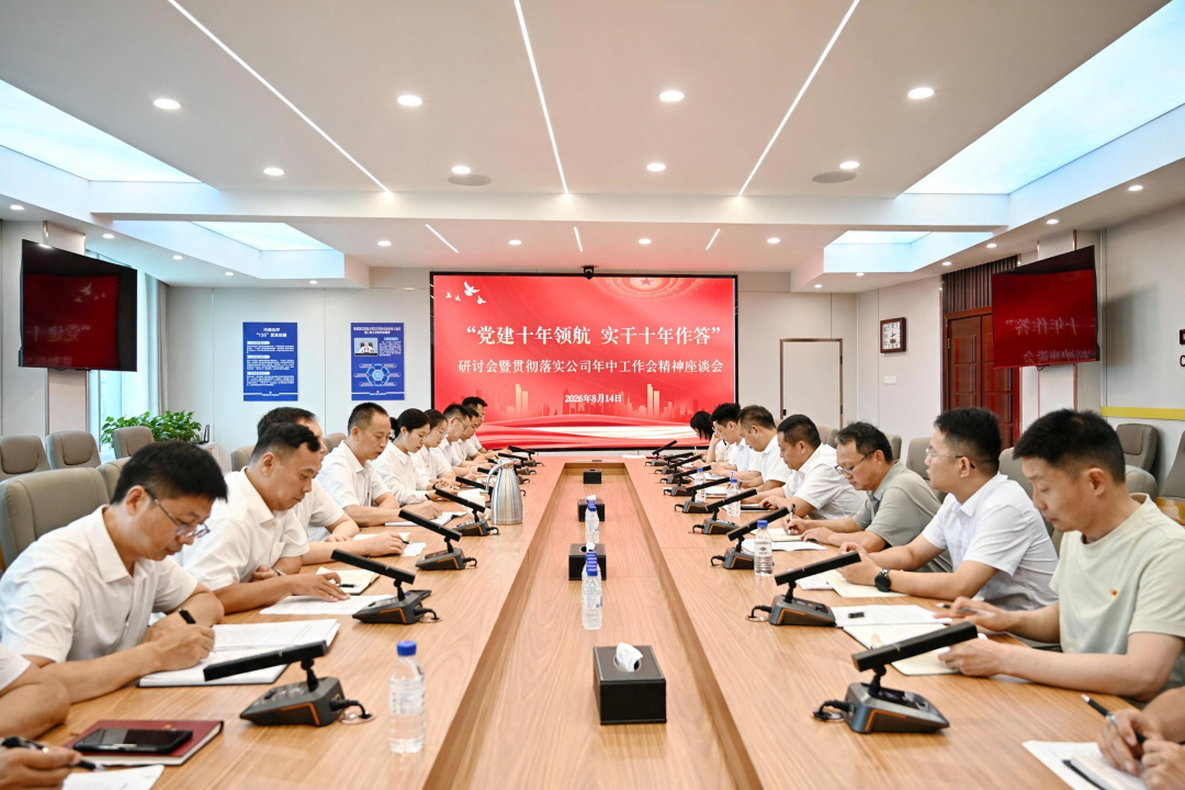 公司机关党委联合在汴单位党组织召开&ldquo;党建十年领航，实干十年作答&rdquo;研讨会暨贯彻落实公司年中工作会精神座谈会